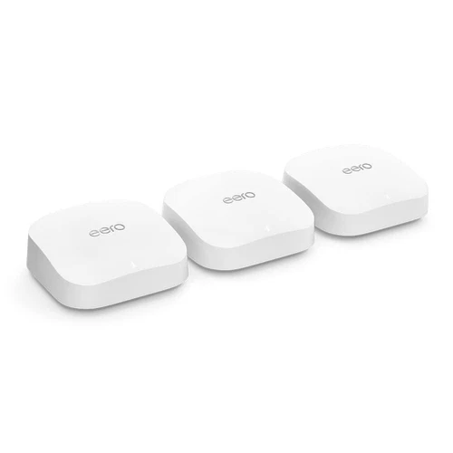 Eero Pro 6e 2.5Gbps modem WiFi 6E - THREE PACK - UNLOCKED - 2 SEALED 1 UNSEALED!