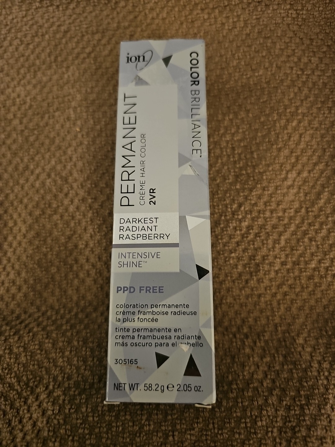 Brilliance Permanent Creme Hair Color Darkest Radiant Raspberry Dye