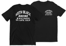 Keith Black Racing Engines T-shirt 100 Cotton Black. Mopar Nhra Drag