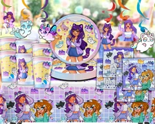 Aphmau cup plate napkin Party Supplies happy birthday centerpiece decoration