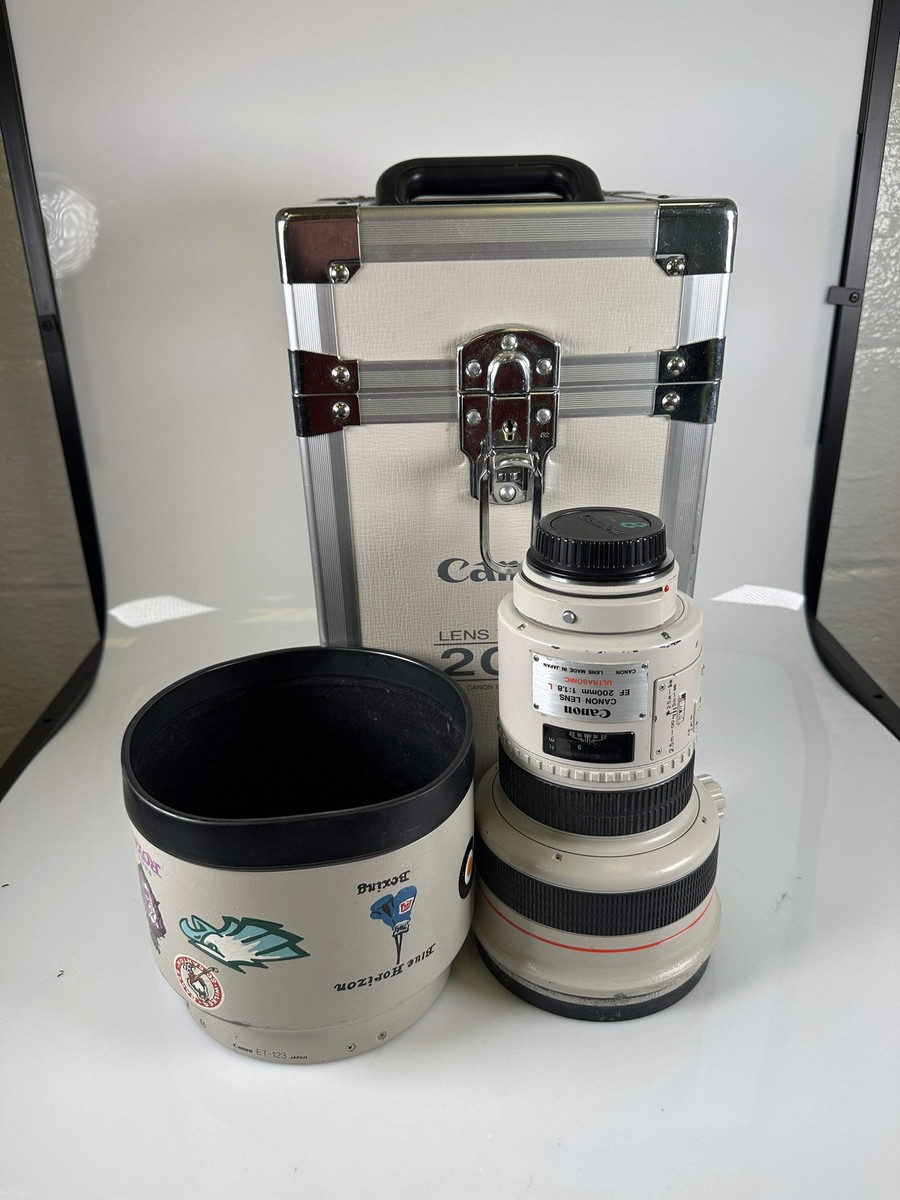Canon EF 200mm f1.8 L Ultrasonic Camera Lens RARE | eBay