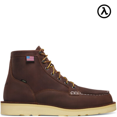 DANNER  BULL RUN GTX MEN'S BROWN STEEL TOE WORK BOOTS 15589 - ALL SIZES - NEW
