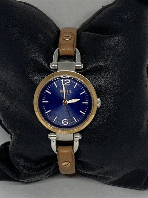 Fossil Women's 26mm Georgia Navy Blue 