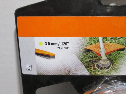 Stringa linea decespugliatore Stihl OEM Pro 3,0 mm .0120" 21 m 68' 0000-930-4302 NUOVO - Foto 2 di 3