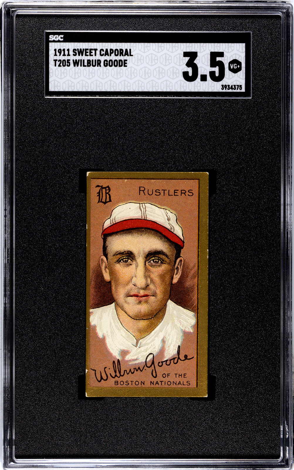 1911 SWEET CAPORAL T205 WILBUR GOODE SGC 3.5 3934375  