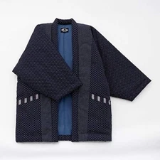 Japanese Kimono Hanten Kurume Warm Wear  Jacket  size Free JAPAN NEW Gift