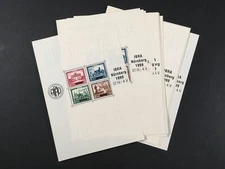 GERMANY EXHIBITION 1999 IBRA NÜRNBERG "GERMAN REICH BLOCK 1" ENGROS 50x 'm5455