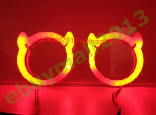 BT Dynamic Flow Chasing RGB Ox Horn Halo Ring Demon Devil Angel Eye DRL for VW - Picture 16 of 48
