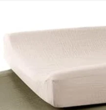 Zicoto changing pad cover cotton cream colored