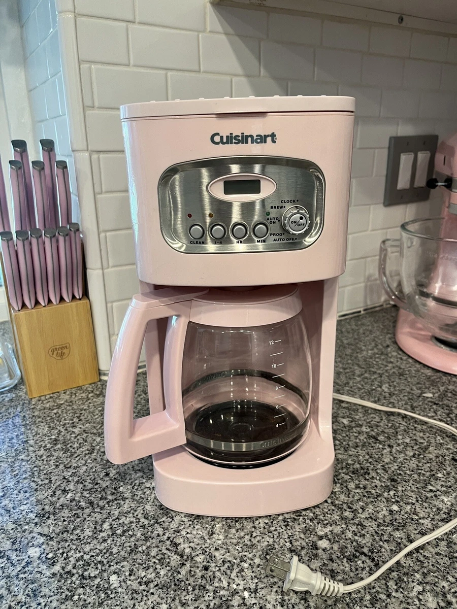 Cuisinart Pink DCC-1100PK 12-Cup Programmable Coffee 1100 Maker Tested  Working