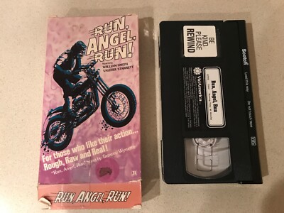 Run, Angel, Run! (VHS, 1984, VidAmerica Full Flap) William Smith