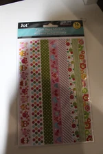 Jot Paper Tape Stickers - Do It Yourself Projects 16PC Owls Hearts Stripes Dots
