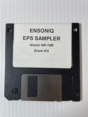 Ensoniq EPS Sampler Alesis HR-16B Classic Drum Kit Floppy Disk