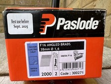 Paslode F16 1.6mm x 38mm Angled Brad Fuel IM65A 300271