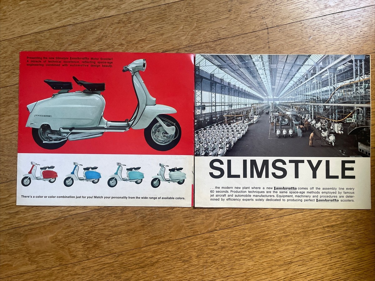 洋書 INNOCENTI   LAMBRETTA Vintage LAMBRETTA INNOCENTI Motor Scooter Catalog • with