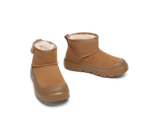 Australian Shepherd® UGG Boots Sheepskin Wool Ankle Chunky Platform Harrison - Picture 7 of 20