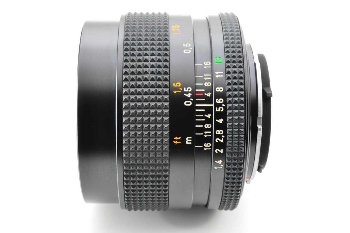 ★fm23★CONTAX PLANAR 50mm F1.4 T* MMJ Contax Carl Zeiss Planar T* 50mm f/1.4 MMJ Near Mint MF Lens
