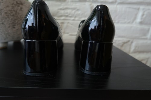 Marc Fisher Charin Patent Leather Style Mary Jane Block Heel Whimsigoth Academia - Picture 8 of 14