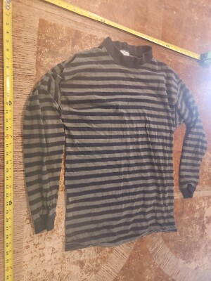 windsor shirt company vintage (size Large) long sleeve shirt Green & Black #S141