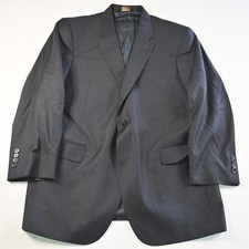 Jos. A Bank 44R Gray 100 Wool Mens Blazer Suit Jacket Sport Coat