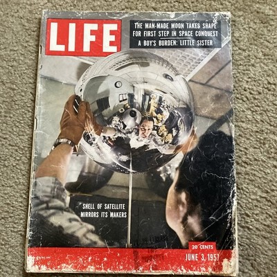 LIFE,  June 3 1957, Space Conquest Satellite Shell, Take A Trip To Yesteryear