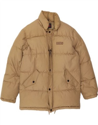 Levi's wattierte Herrenjacke UK 38 Medium Beige Nylon AP06