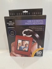 The Sharper Image USB 2.0 Digital Photo Keychain New Open Box