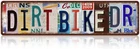 Vintage Dirt Bike Dr Metal Tin Signs Street Signs Wall Decor 16 x 4 Inches