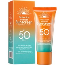Unisex Sunscreen Repair SPF 50 Sunscreen Cream Makeup Primer Skin Care 1Pc 50g