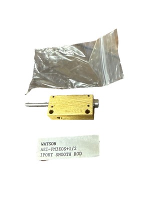 Watson AEI-FM3EOS 1/2  IPort Smooth Rod Valve Component Brass Industrial