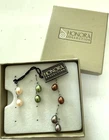 NWT 4 Pair HONORA Jeweltone Pearl Drop Earrings