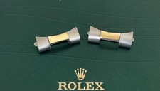 Genuine Rolex 593 End Links Two-Tone For 20mm Rolex Bracelet Submariner