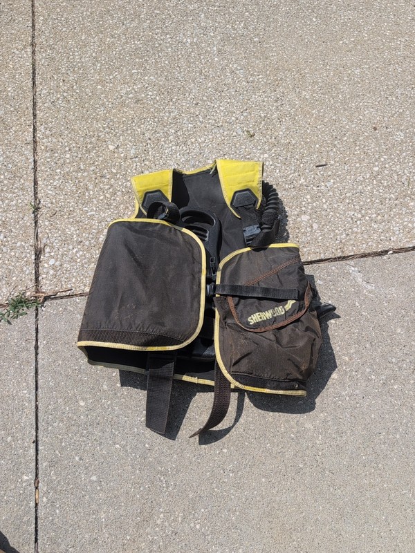 SHERWOOD Scuba  BUOYANCY COMP VEST Vintage Dive vest 