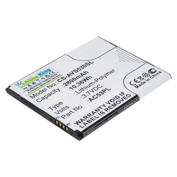 Akku FüR Archos 53 Platinum - AC53PL - Li-Polymer 2800Mah - Handy Accu Battery-image