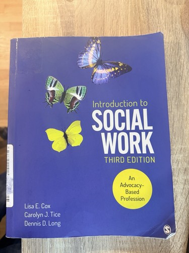 Introduction to Social Work: An Advocacy-Based Profession 3rd Edition Used