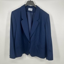 Vintage Pendleton Women’s 22W Blue Blazer 100% Virgin Wool Jacket