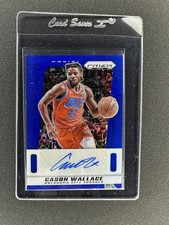 CASON WALLACE 2024-25 Prizm DECA 08/49 Signatures Blue Prizm Auto #PDS-WAL OKC