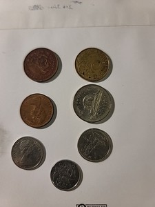 World Coin Collection 7 Coin Lot Collection #1