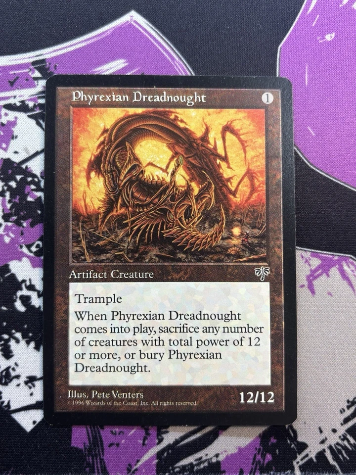 Magic the Gathering 1996 Mirage Phyrexian Dreadnought NM - Image 3 of 4