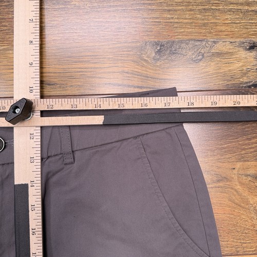 Plaid & Plain Slim Fit Pants Mens 34x28 Gray Mid Rise Stretch New - Picture 9 of 10
