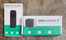 All-New Blink Video Doorbell Plus Outdoor 4 Wireless Camera & Sync Module Core
