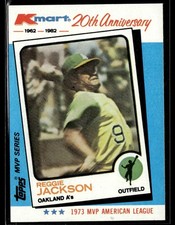 1982 Topps Kmart 20th Anniversary AL & NL MVP's #23 Reggie Jackson 2003C