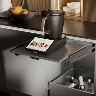 Kesseböhmer Parallelschwenkmechanik ChefsTable Schwenkbeschlag Arbeitsplatte - Bild 1 von 4
