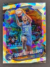 2025 Panini WNBA Prizm COURTNEY WILLIAMS Silver Ice Prizm #69 Minnesota Lynx (D)