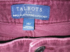Talbots Jam Purple Straight Simply Flattering 5 Pocket Corduroy Pants 14P — photo 6
