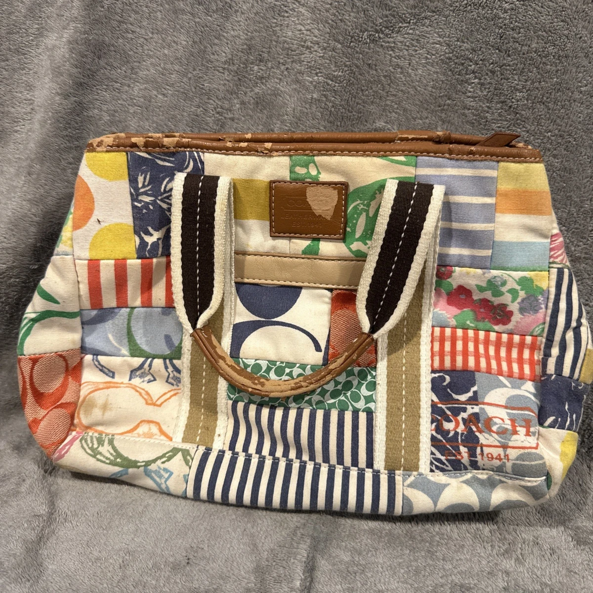 Coach Patchwork Tote Medium Bags & Handbags for Women for sale | eBay