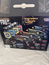 Squad Hero Rechargeable Laser Tag 360  Sensors  LCDs - Set of 4