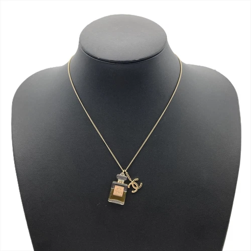 Collana bottiglia profumo CHANEL n.5 oro 09A