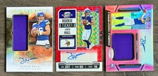 Jaren Hall 2023 Panini Rookie Auto Patch Lot of (3) Minnesota Vikings