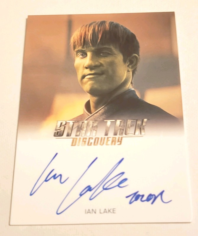 2021 Star Trek Discovery Season 3 Ian Lake As Tolor Autograph Card